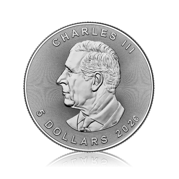 Zilveren Maple Leaf Charles III 2026