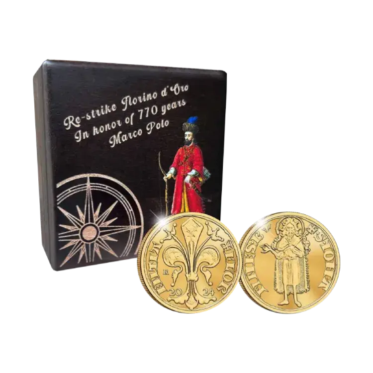 1 troy ounce gouden Florin Proof 2024 - oplage van slechts 15 munten achterkant