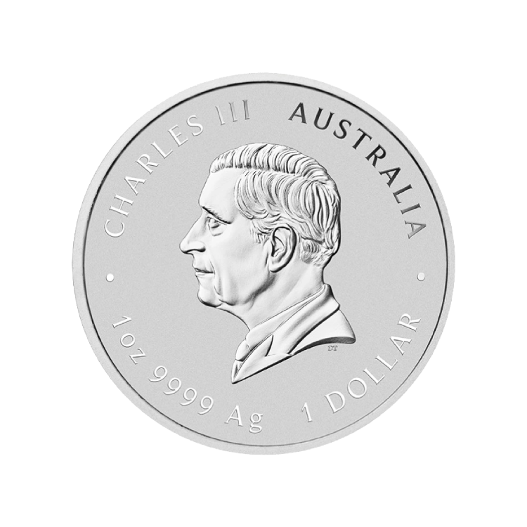 1 troy ounce zilveren Lunar III - Year of the Horse 2026 perspectief 1