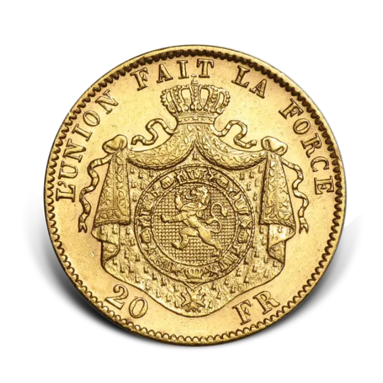 Gouden 20 Francs België voorkant