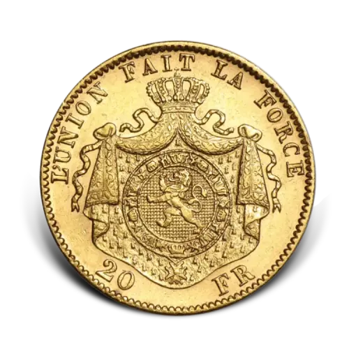 Gouden 20 Francs België voorkant