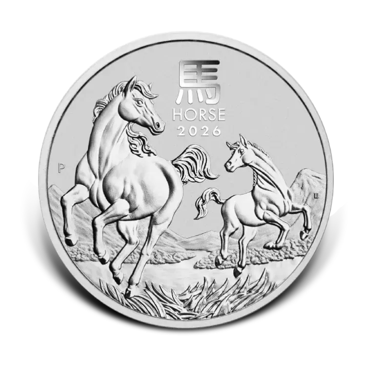 1 kg zilveren Lunar III Year of the Horse 2026