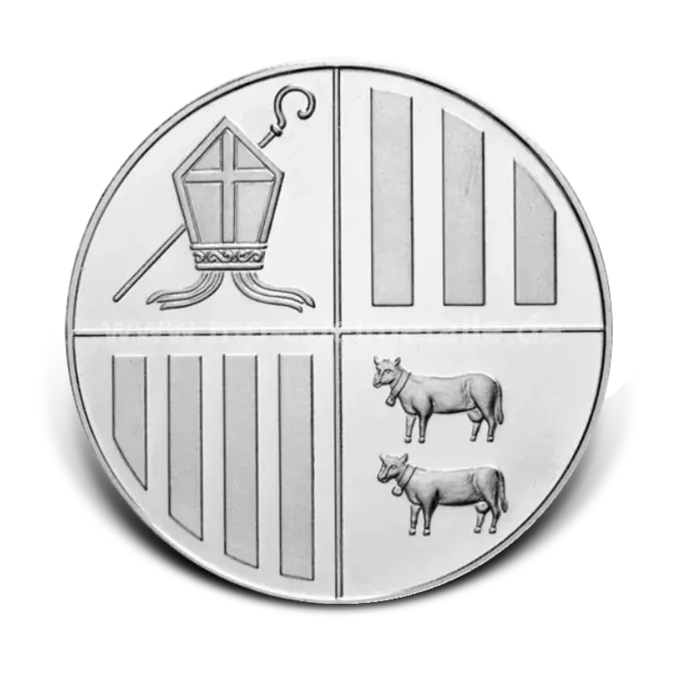 1 kilo zilveren kilo Andorra Eagle munt voorkant