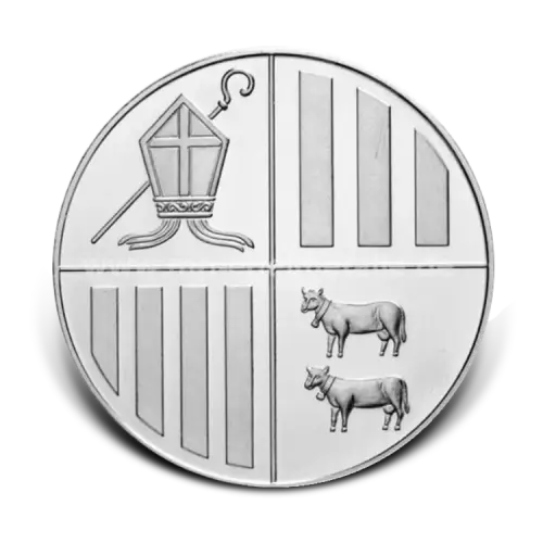 1 kilo zilveren kilo Andorra Eagle munt voorkant
