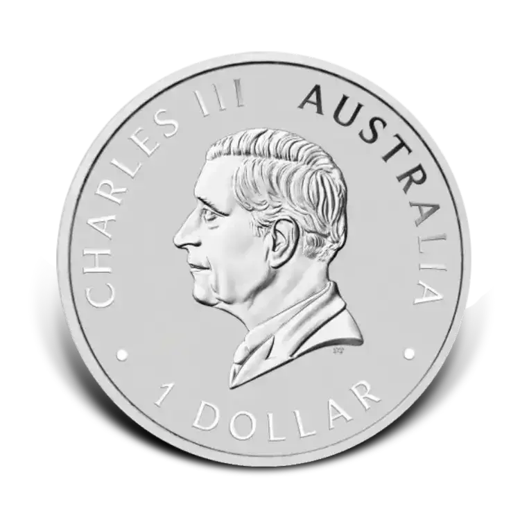 1 troy ounce zilveren Koala munt 2026 achterkant