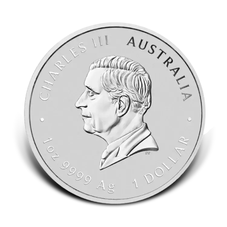 1 troy ounce zilveren Lunar III munt - Year of the Goat 2027 achterkant