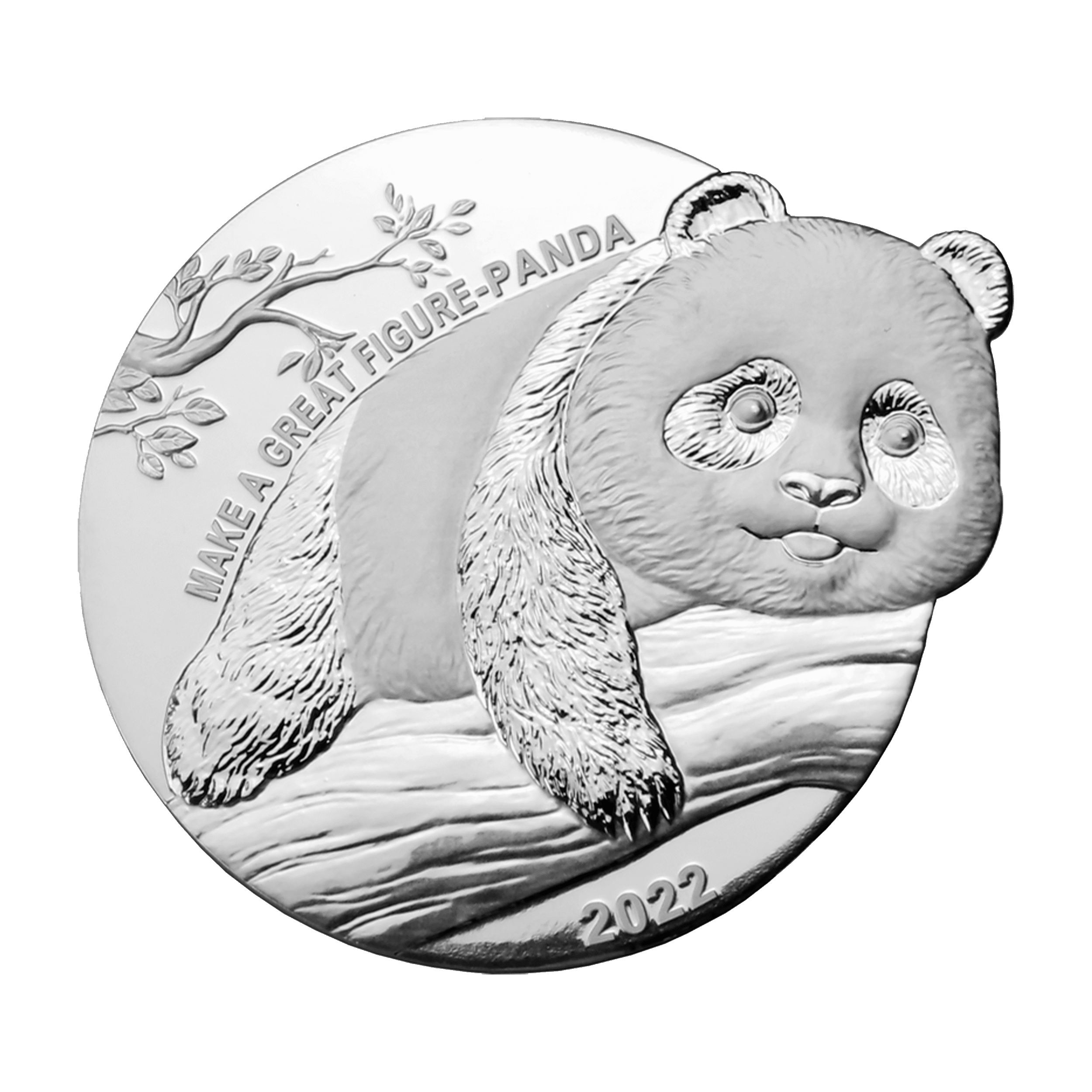 1 troy ounce zilveren Make a Great Figure-Panda