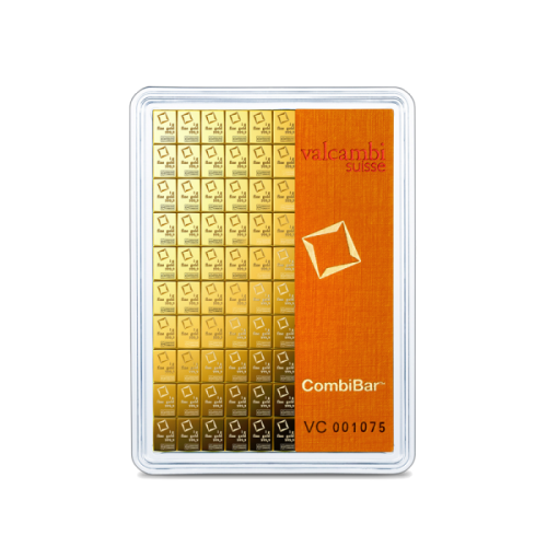 100x 1 gram gouden CombiBar voorkant