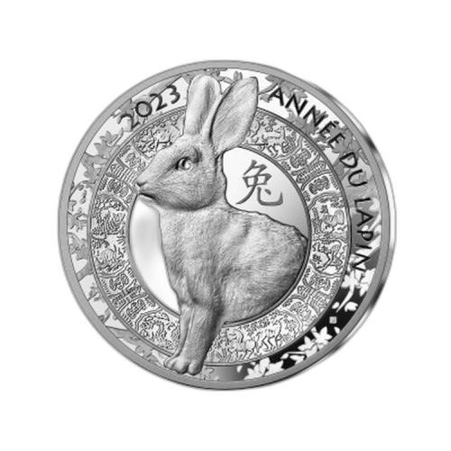 20 euro munt Frankrijk - konijn 2023 voorkant