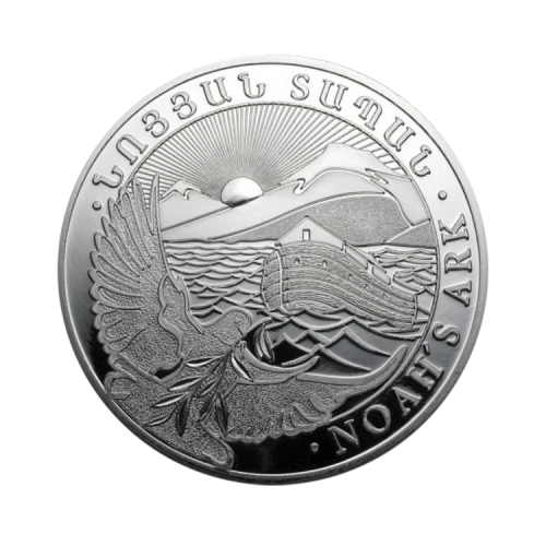 Zilveren Noah's Ark munt van 1 troy ounce